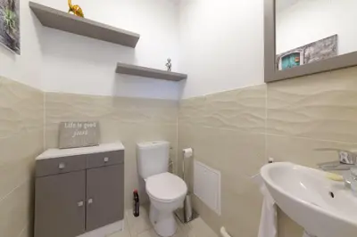 Salle de bains dans l'établissement Porte de Versailles et Parc des Princes