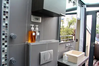 Cuisine ou kitchenette dans l'établissement Maison Lavaud