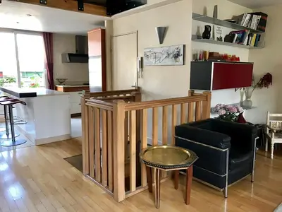 Cuisine ou kitchenette dans l'établissement Maison Lavaud