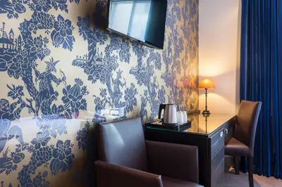 Coin salon dans l'établissement Hôtel Volney Opéra