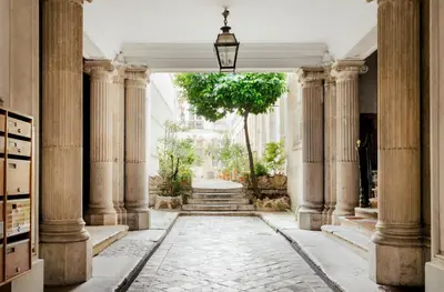 Jardin de l'établissement Edgar Suites Marais - Réaumur