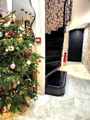 Coin salon dans l'établissement Hotel Agenor