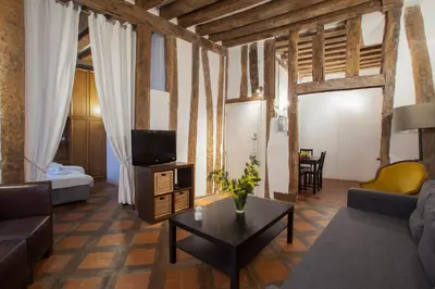 Télévision ou salle de divertissement dans l'établissement Gregoire Apartment
