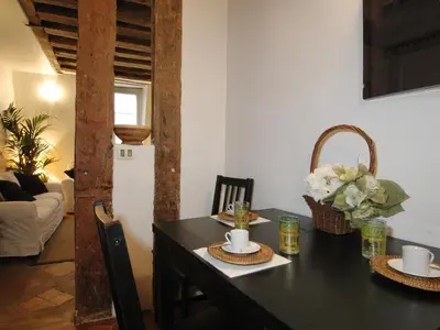 Coin salon dans l'établissement Gregoire Apartment