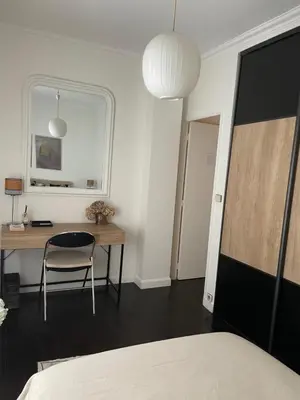 Un ou plusieurs lits dans un hébergement de l'établissement MAISON STANDING et SYMPA PROCHE ROLAND GARROS et MÉTRO