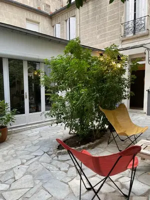 Jardin de l'établissement MAISON STANDING et SYMPA PROCHE ROLAND GARROS et MÉTRO