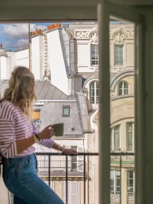 Balcon ou terrasse dans l'établissement Legend Hôtel Paris