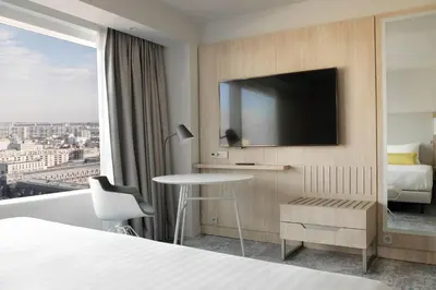 Un ou plusieurs lits dans un hébergement de l'établissement Courtyard by Marriott Paris Gare de Lyon