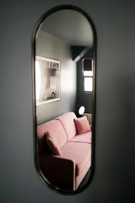 Coin salon dans l'établissement Appt calme & calme au cœur du Quartier Latin