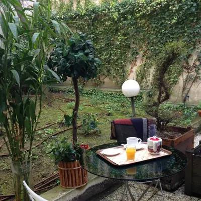 Jardin de l'établissement AMHotel Italie