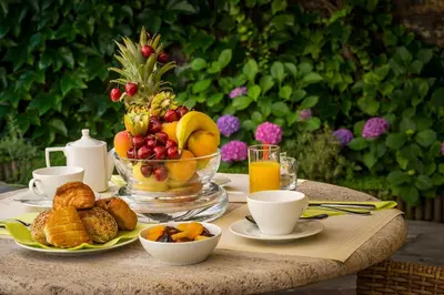 Nourriture dans l'hôtel ou à proximité