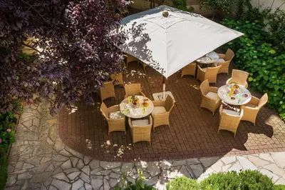 Jardin de l'établissement Hôtel Magellan