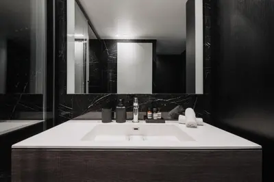 Salle de bains dans l'établissement HIGHSTAY - Luxury Serviced Apartments - Place Vendôme