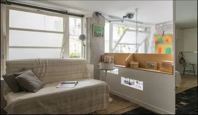 Coin salon dans l'établissement Stipologic 6P 2BR