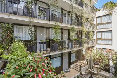 Balcon ou terrasse dans l'établissement Jardins de Mademoiselle Hôtel & Spa