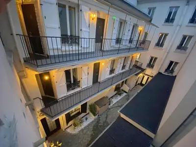 Balcon ou terrasse dans l'établissement Hotel Aviatic