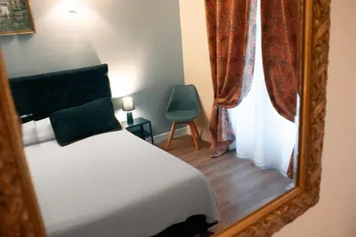 Un ou plusieurs lits dans un hébergement de l'établissement Hôtel du Mont Blanc