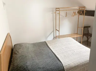 Un ou plusieurs lits dans un hébergement de l'établissement Hôtel Léonard de Vinci II