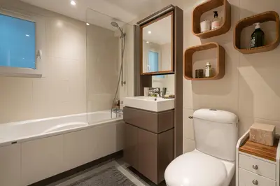Salle de bains dans l'établissement Square Studio