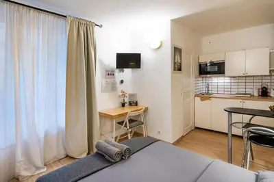 Cuisine ou kitchenette dans l'établissement Paris entre Opéra et Montmartre