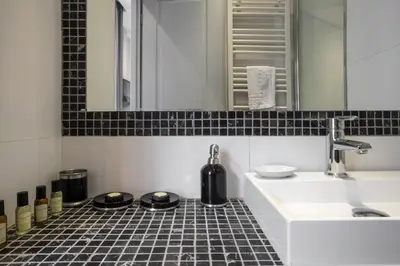 Salle de bains dans l'établissement Habitat Parisien - Appartement Opéra Galeries Lafayette