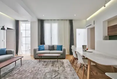 Coin salon dans l'établissement 69 - Authentic Parisian Home