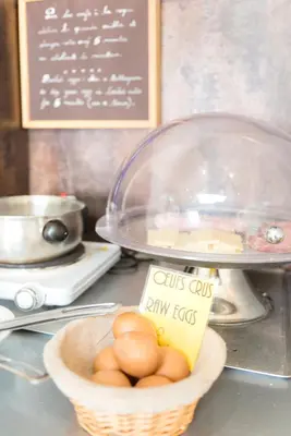 Nourriture dans l'hôtel ou à proximité
