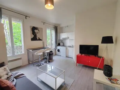 Cuisine ou kitchenette dans l'établissement Charming Parisian studio!