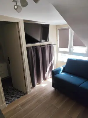 Coin salon dans l'établissement Rent a Room - Cosy studio