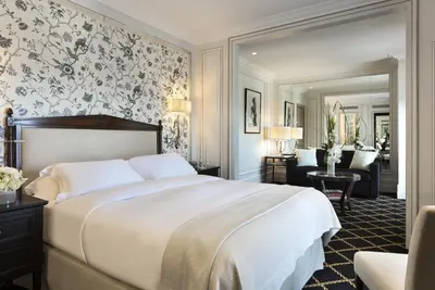 Un ou plusieurs lits dans un hébergement de l'établissement Hôtel San Régis