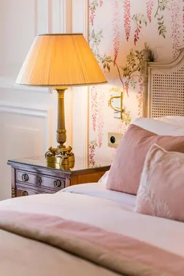 Un ou plusieurs lits dans un hébergement de l'établissement Hôtel San Régis