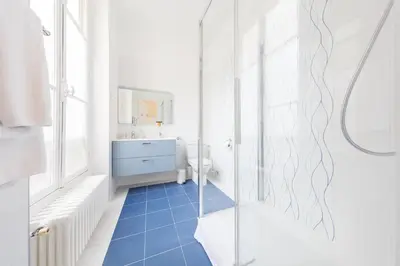 Un ou plusieurs lits dans un hébergement de l'établissement Maison de Lignières - Guest House - Paris quartier Champs-Elysées