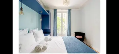 Un ou plusieurs lits dans un hébergement de l'établissement Central Paris 6 - St Germain & Montparnasse Aldaro
