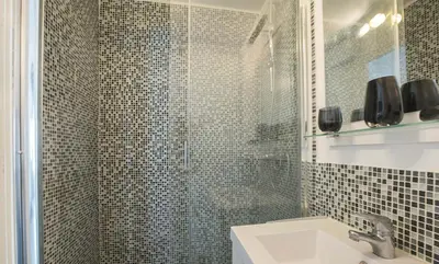 Salle de bains dans l'établissement Studio K with terrace