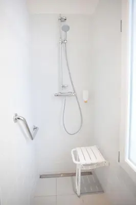 Salle de bains dans l'établissement Nadaud Hotel