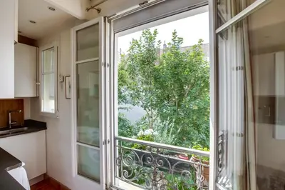 Balcon ou terrasse dans l'établissement Apartment Tour Eiffel by Weekome