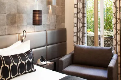 Coin salon dans l'établissement Le Grey Hotel