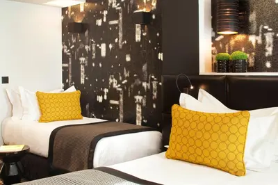Coin salon dans l'établissement Le Grey Hotel