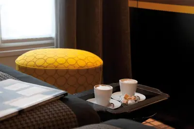 Coin salon dans l'établissement Le Grey Hotel