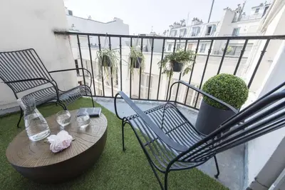 Balcon ou terrasse dans l'établissement Leocadia