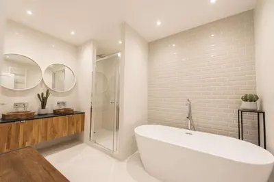 Salle de bains dans l'établissement Martin' s Door
