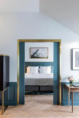Un ou plusieurs lits dans un hébergement de l'établissement Grand Powers Hotel