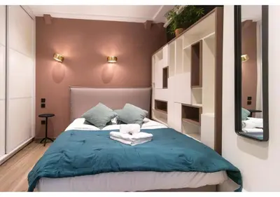 Un ou plusieurs lits dans un hébergement de l'établissement Apartment Saint Germain des Près by Studio prestige