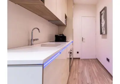 Cuisine ou kitchenette dans l'établissement Apartment Saint Germain des Près by Studio prestige