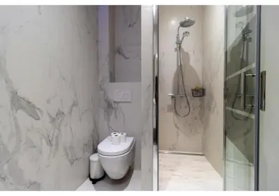 Salle de bains dans l'établissement Apartment Saint Germain des Près by Studio prestige