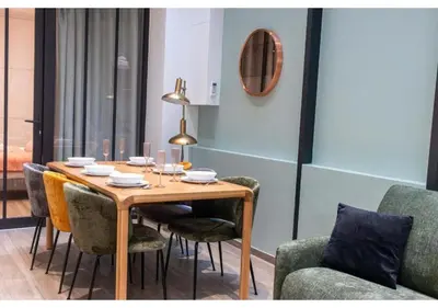 Coin salon dans l'établissement Apartment Saint Germain des Près by Studio prestige