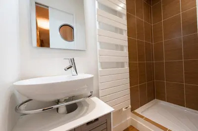 Salle de bains dans l'établissement Popy