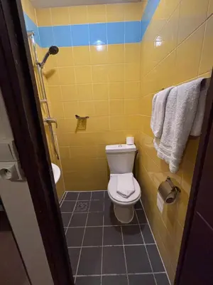 Salle de bains dans l'établissement Hotel Anya