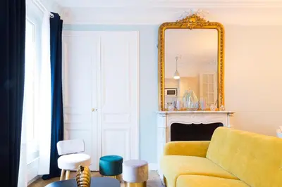 Coin salon dans l'établissement RESIDENCE LANCASTER