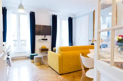 Coin salon dans l'établissement RESIDENCE LANCASTER